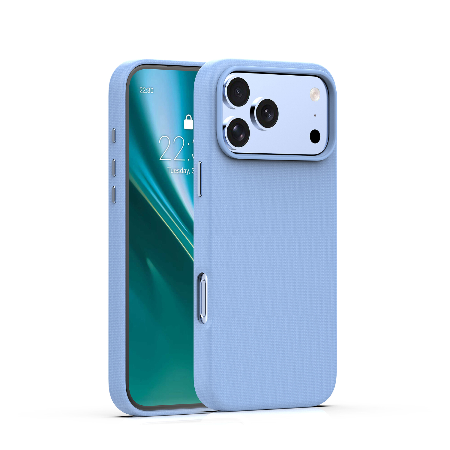 Etteri Elegant Mag skal för iPhone 17 Pro / 18 Pro sky blå