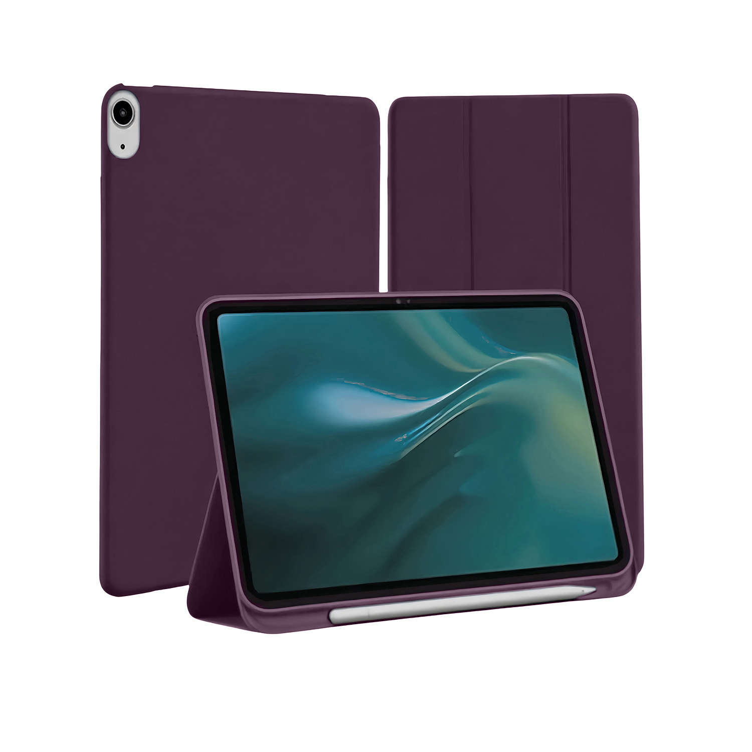 Etteri fodral för Apple iPad 10 2022 / iPad 11 A16 2025 / iPad 12 A19 2026 11'' dark cherry