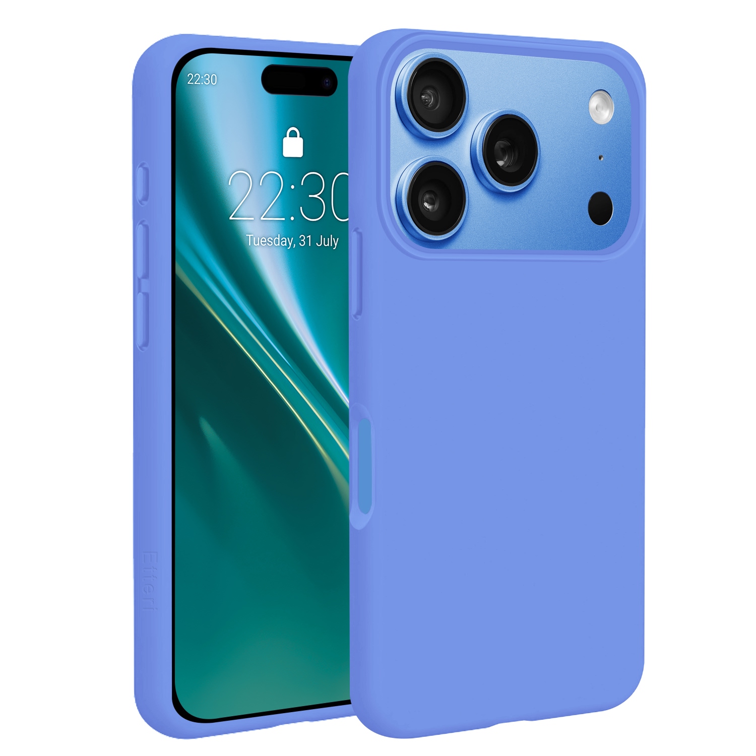 Etteri Silicone Mag skal för iPhone 17 Pro Max / 18 Pro Max sky blå