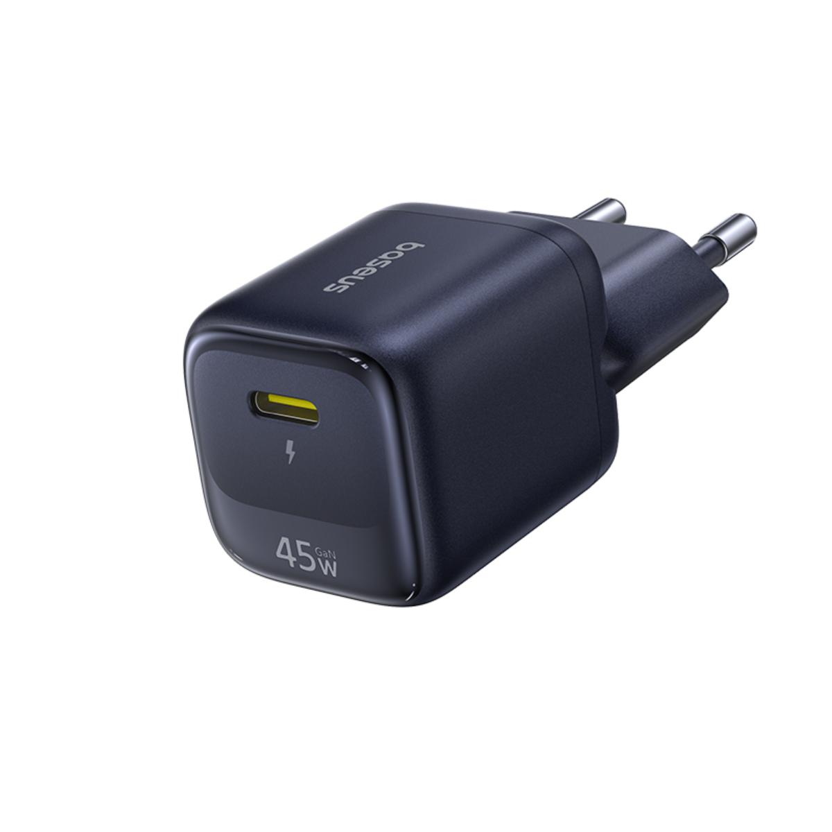 Baseus Enerfill FN22 Fast laddare 45W Wall laddare 1× USB-C svart