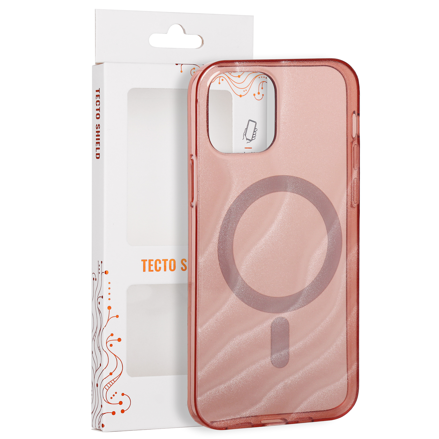 Tecto Shield Desert Mag skal för iPhone 12 / 12 Pro terracota
