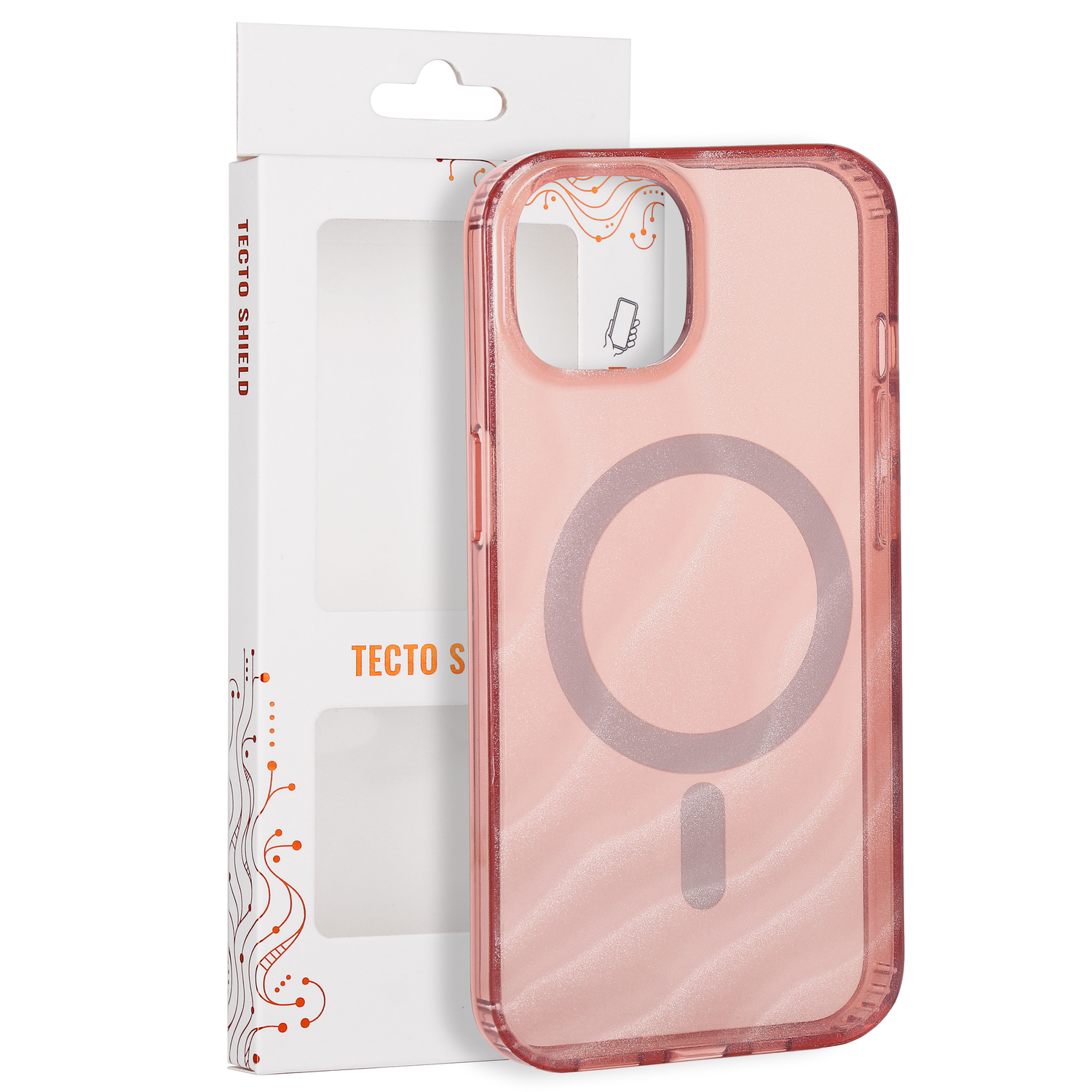 Tecto Shield Desert Mag skal för iPhone 13 / 14 terracota