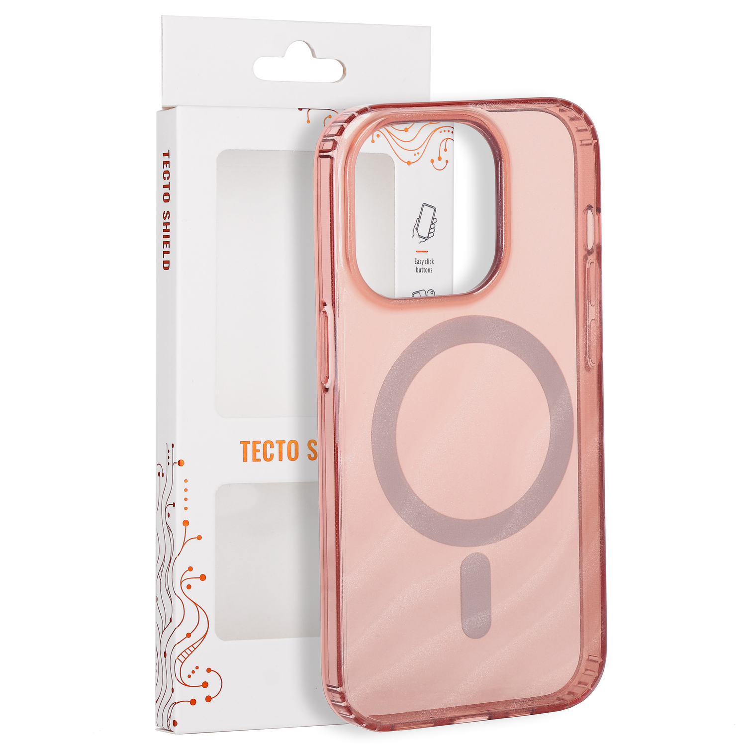 Tecto Shield Desert Mag skal för iPhone 14 Pro terracota
