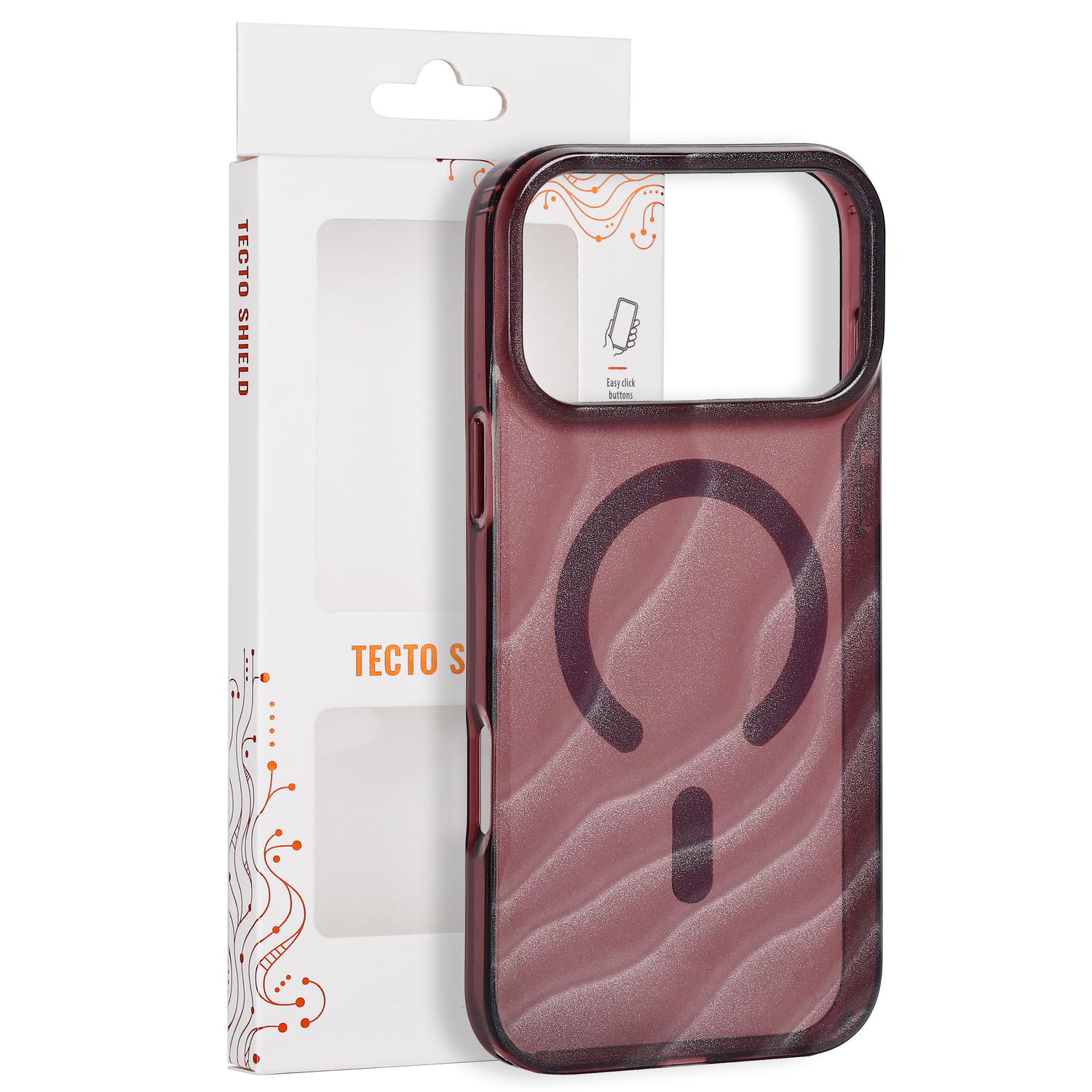 Tecto Shield Desert Mag skal för iPhone 17 Pro Max / iPhone 18 Pro Max mahogany