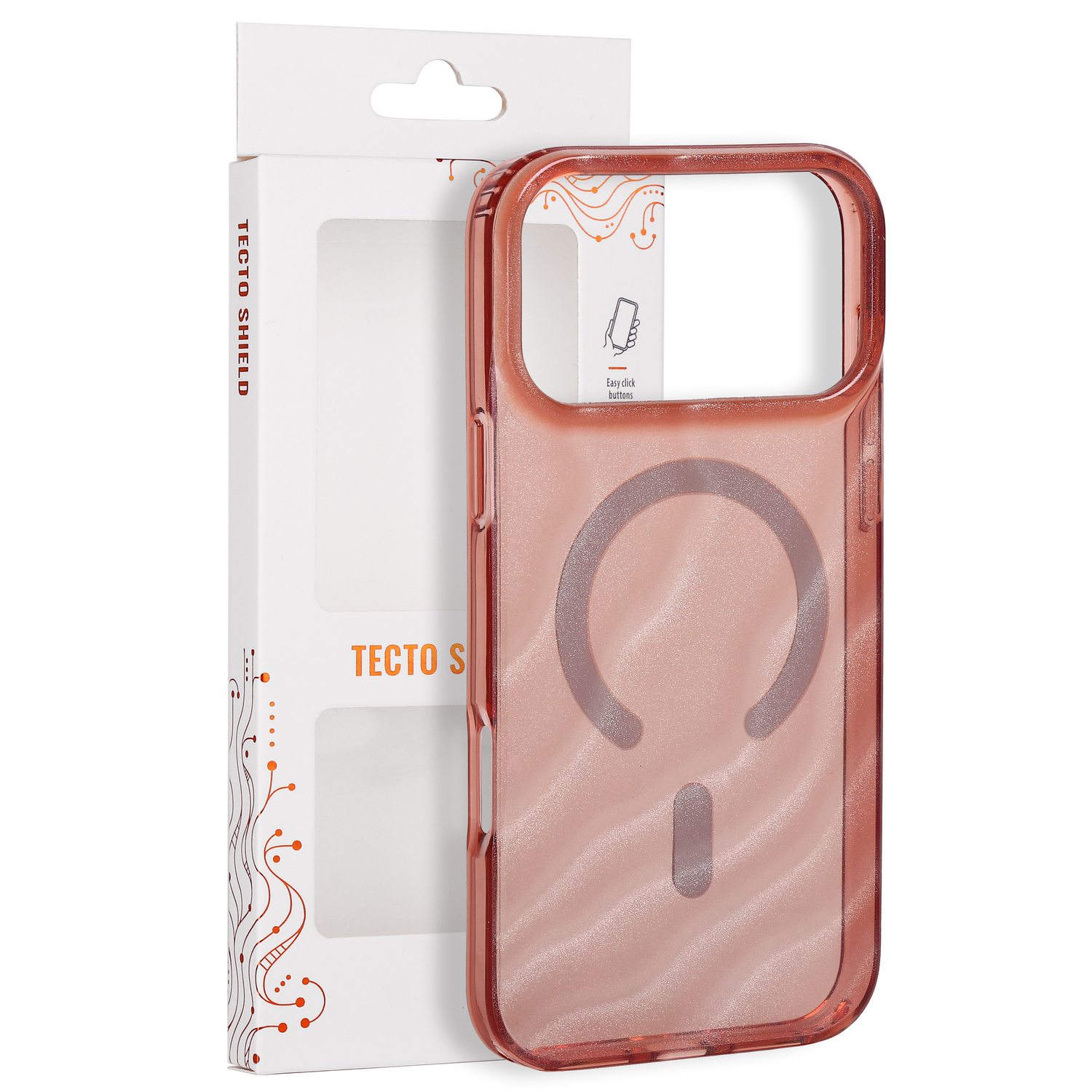 Tecto Shield Desert Mag skal för iPhone 17 Pro Max / iPhone 18 Pro Max terracota
