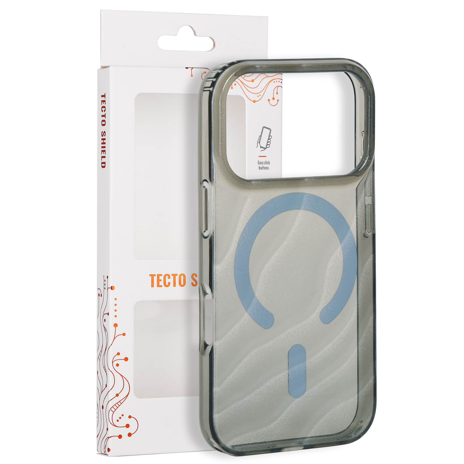 Tecto Shield Desert Mag skal för iPhone 17 Pro / 18 Pro silver