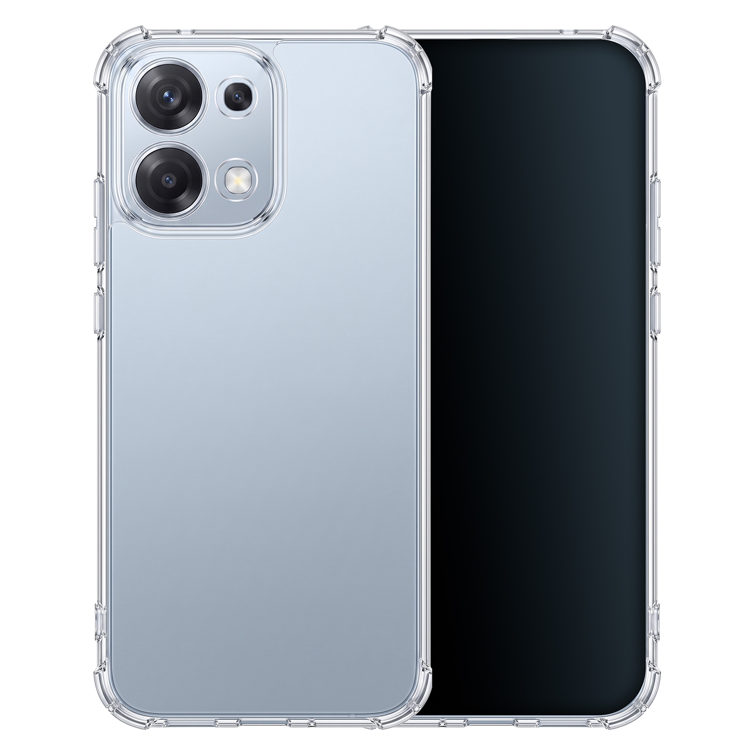 Anti Shock 1,5 mm skal för Oppo A6 Pro 5G transparent
