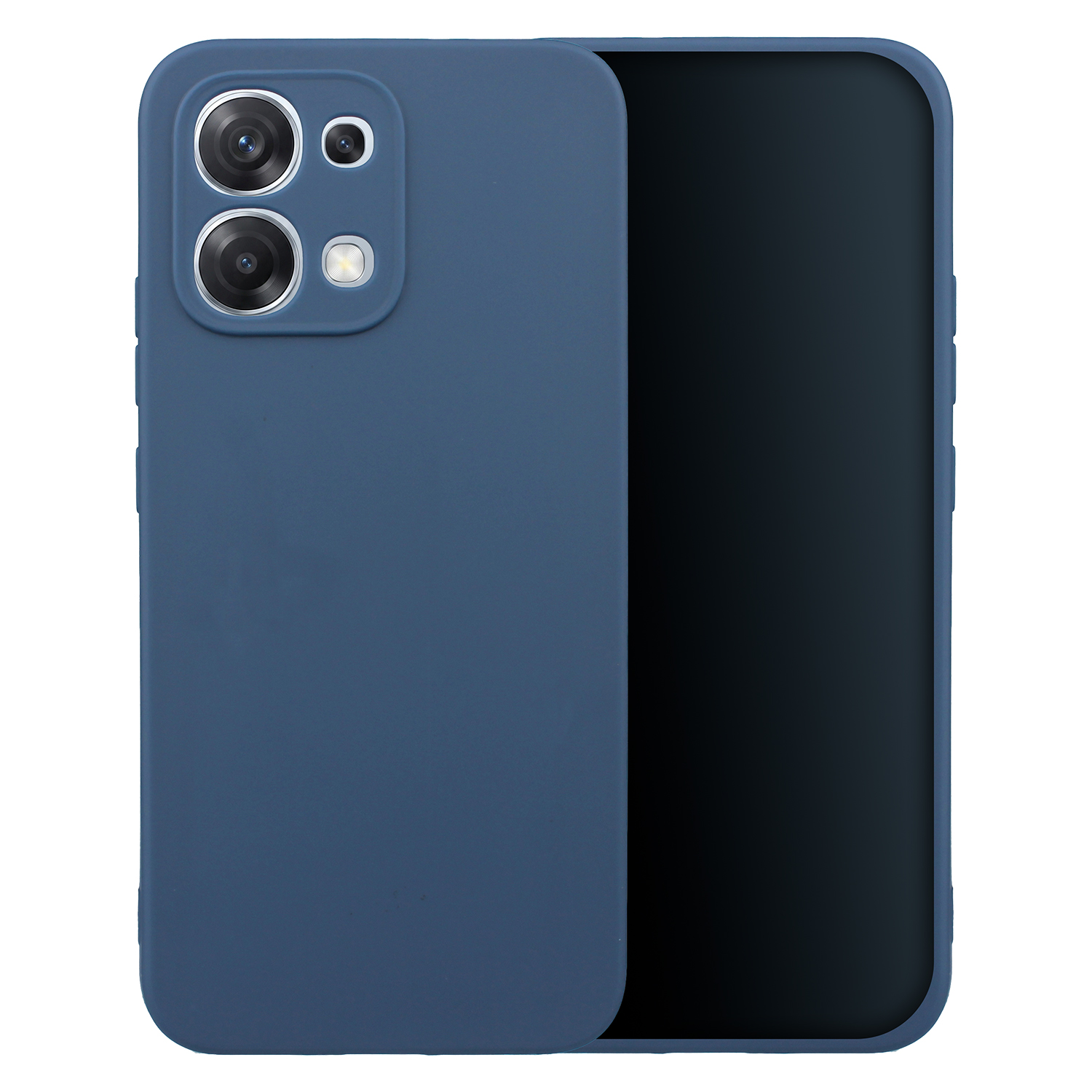 Matt TPU skal för Oppo A6 Pro 5G mörkblå