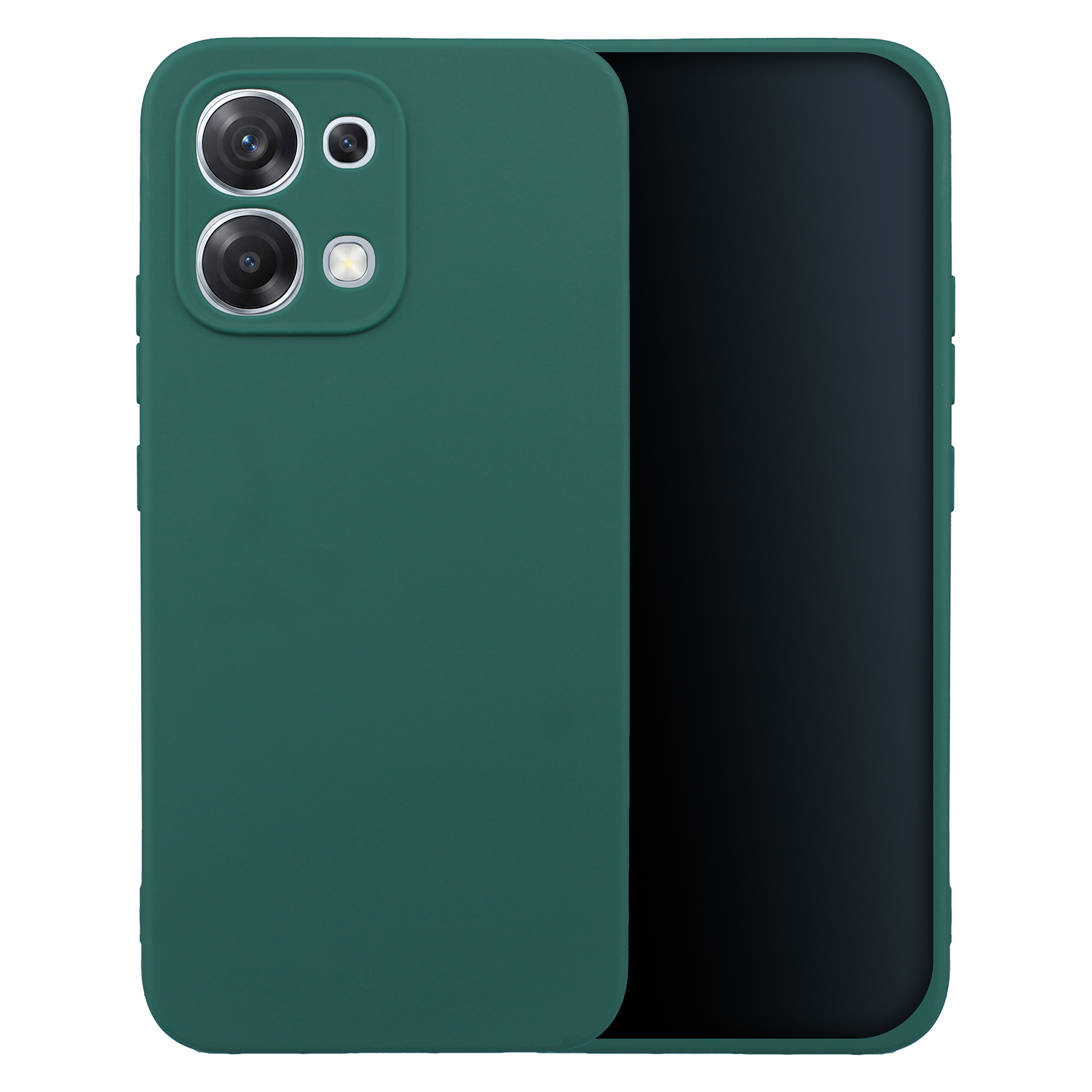 Matt TPU skal för Oppo A6 Pro 5G forest grön