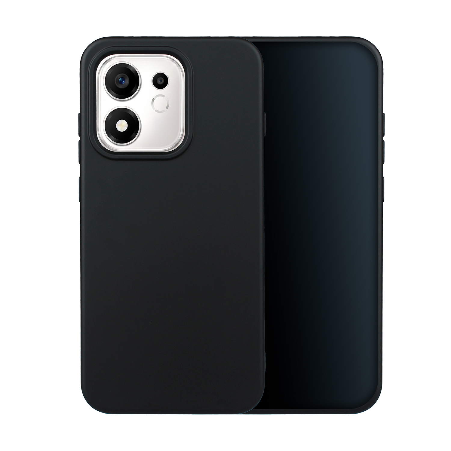 Silicon skal för Oppo Reno 16 Pro 5G (Global) svart