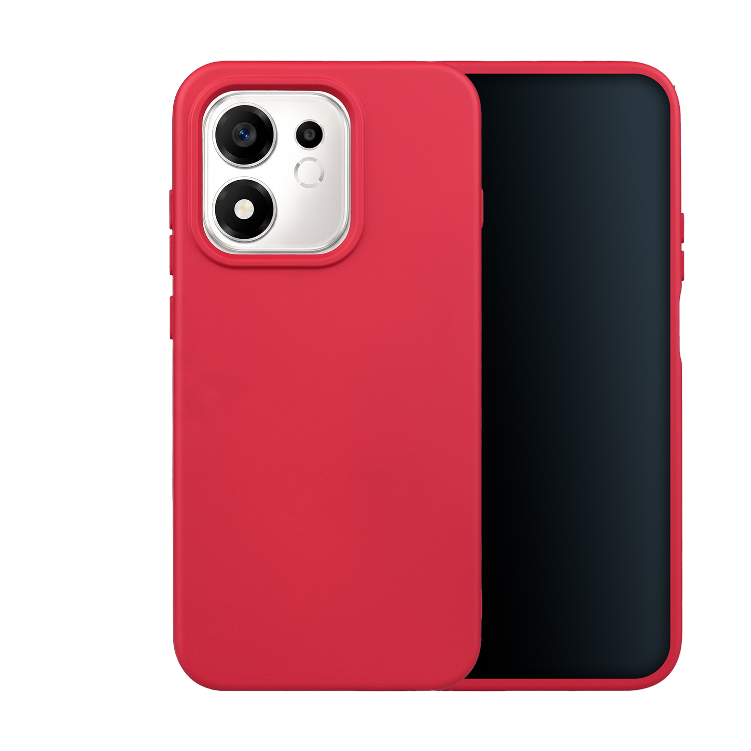 Silicon skal för Oppo Reno 16 5G (Global) röd