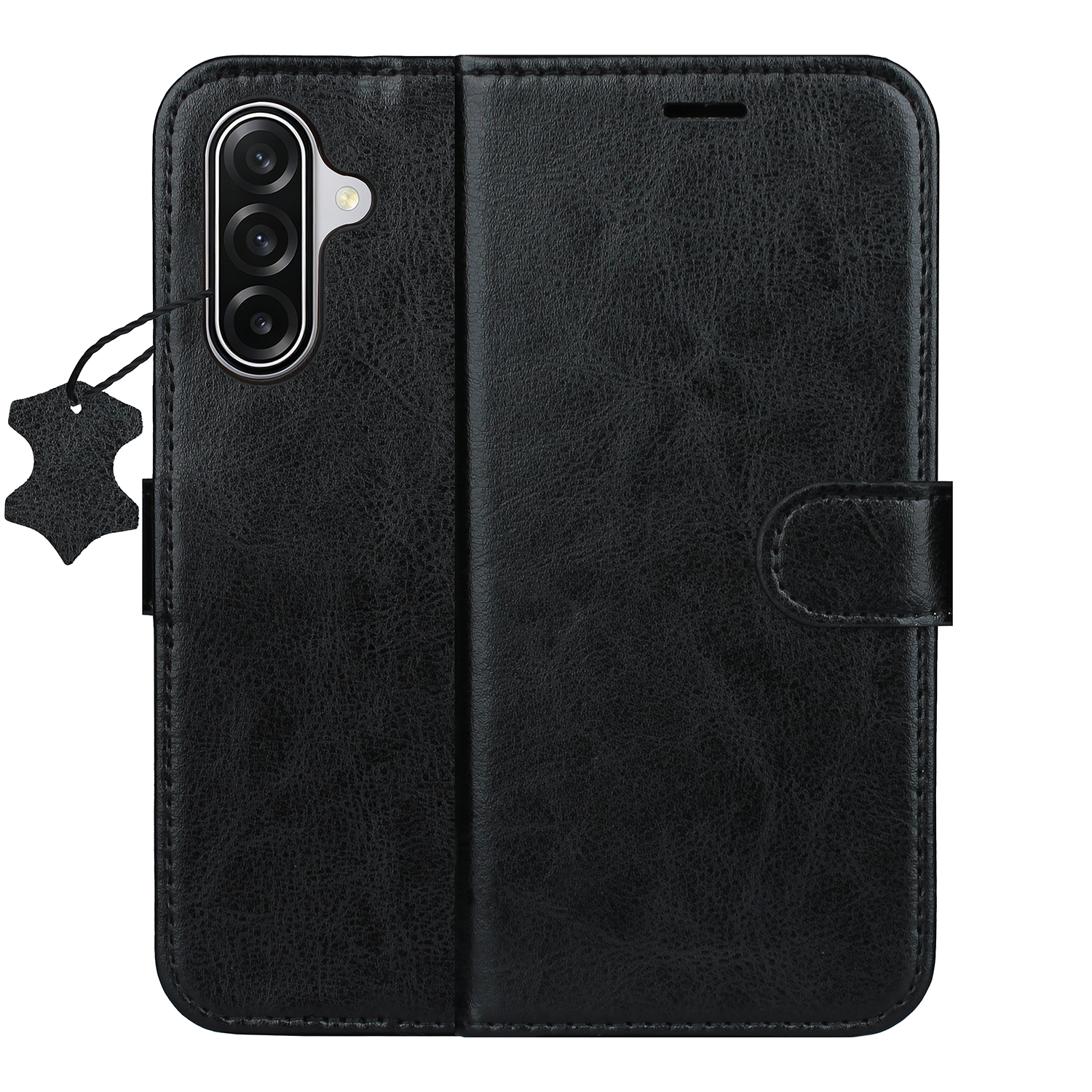Smart Luxe leather fodral för Samsung Galaxy S25 FE / S26 FE svart