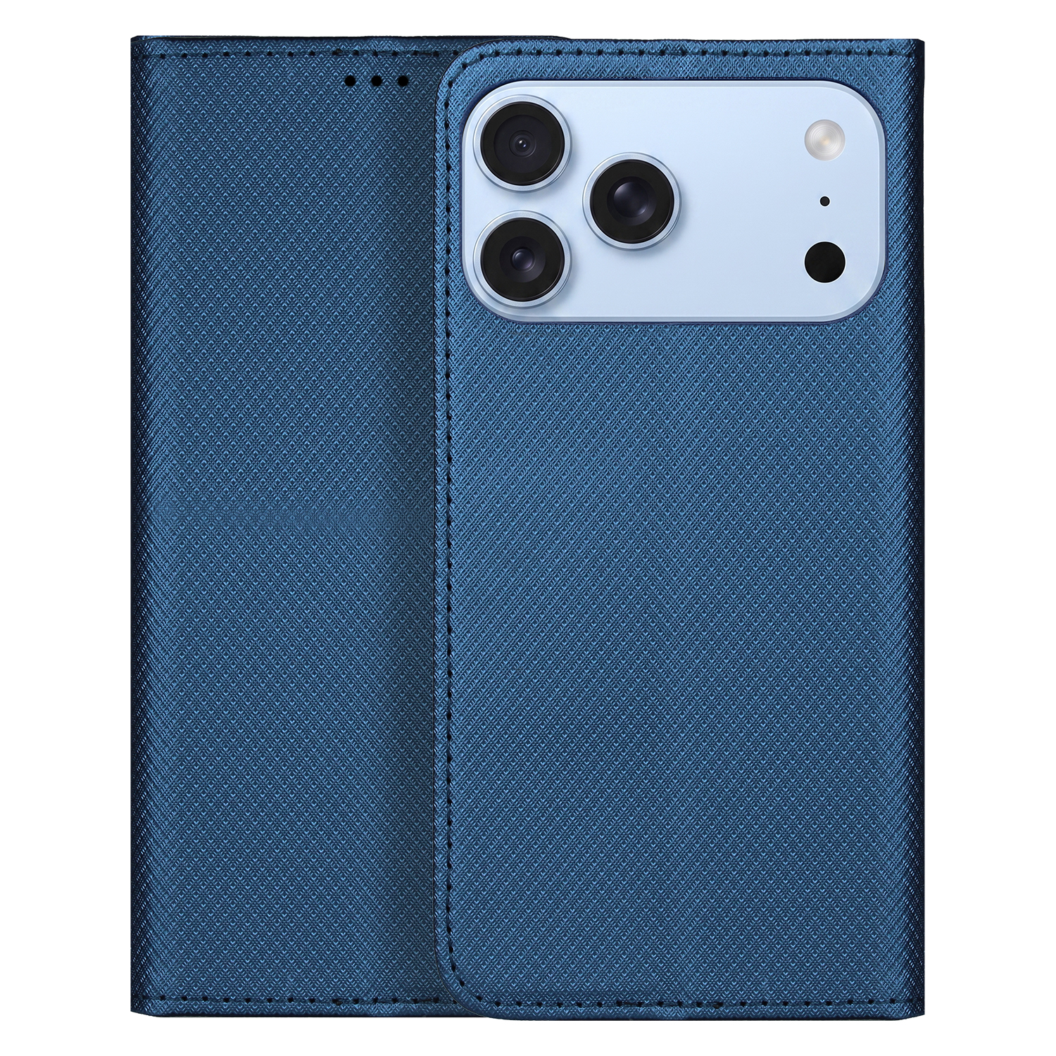 Smart Magnet fodral för iPhone 17 Pro Max / 18 Pro Max marinblå