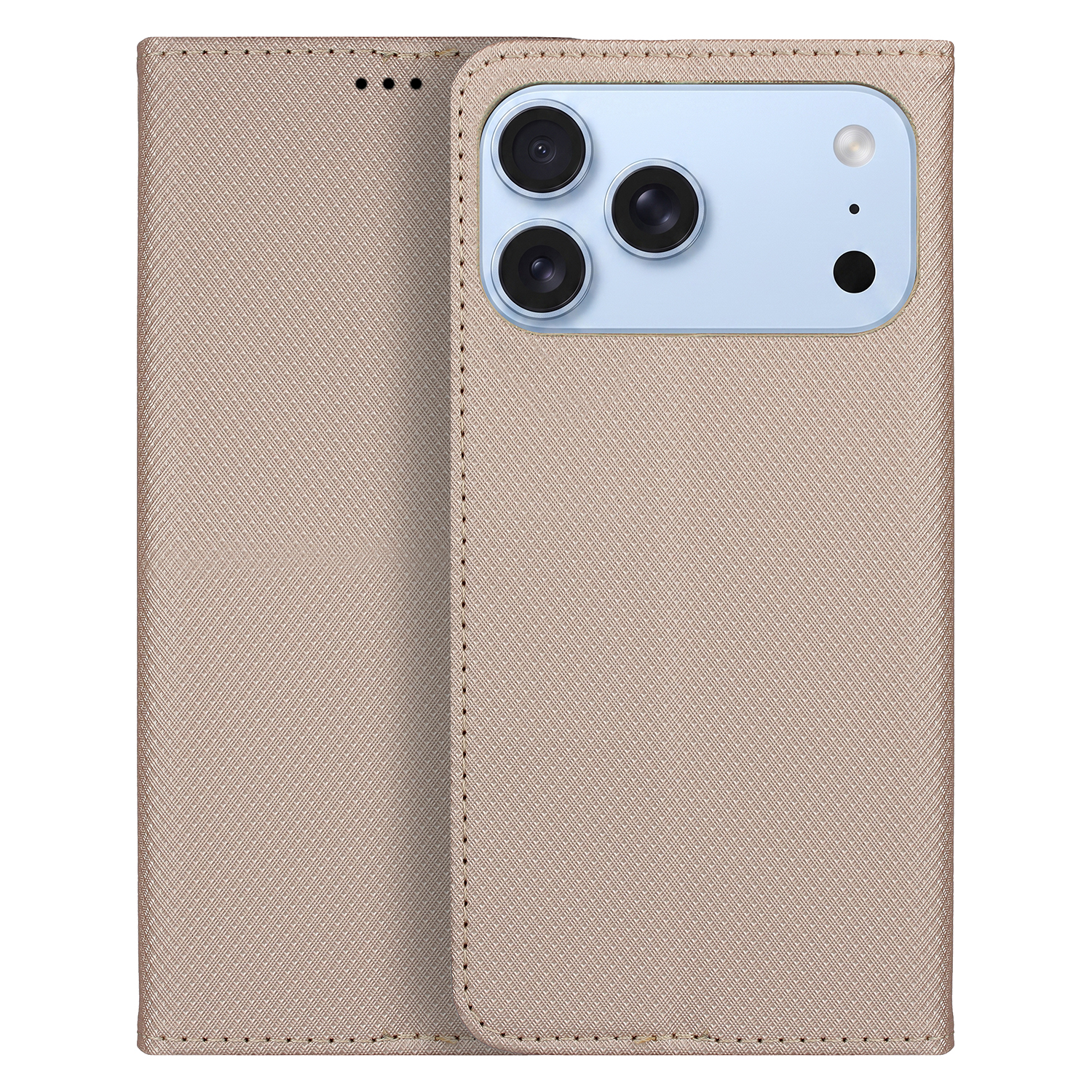 Smart Magnet fodral för iPhone 17 Pro Max / 18 Pro Max guld