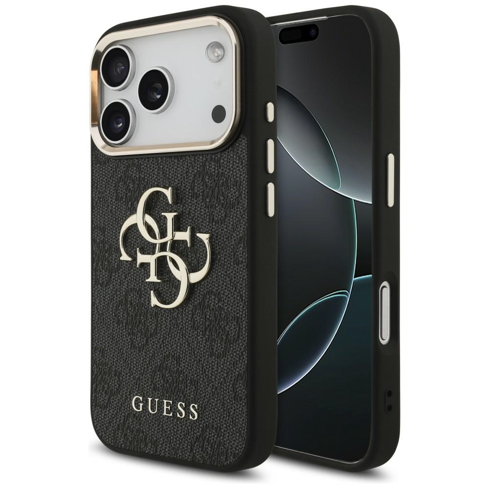 Guess 4G Big 4G Classic Logo fodral för iPhone 18 Pro / iPhone 17 Pro svart