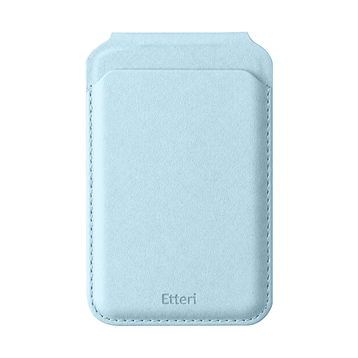 Etteri Trio Mag plånboksfodral with ställ sky blå