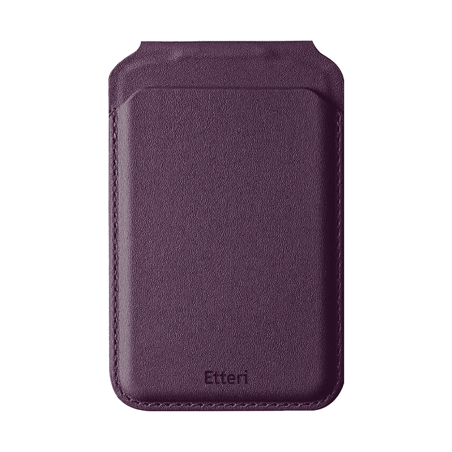 Etteri Trio Mag plånboksfodral with ställ dark cherry