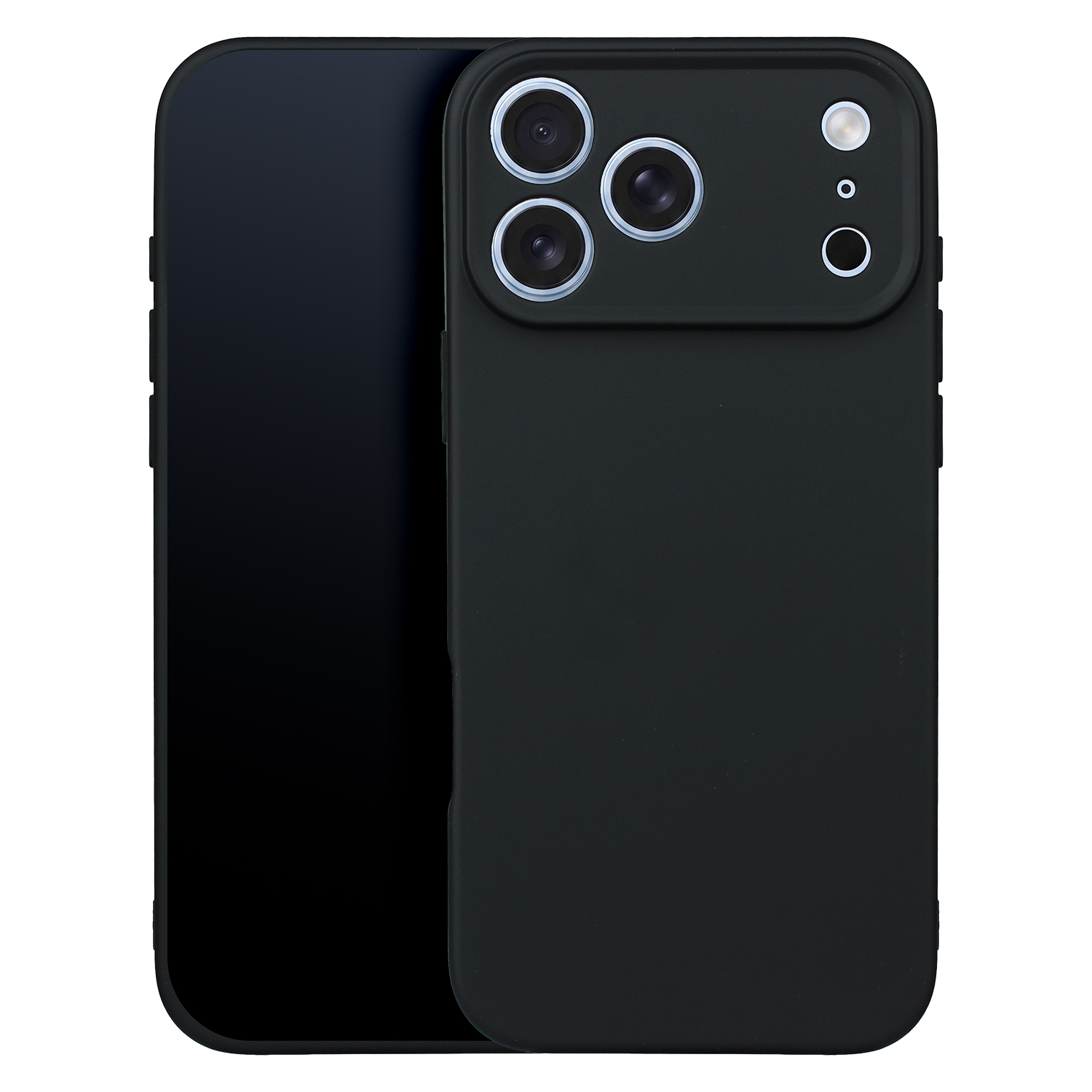 Silicon skal för iPhone 17 Pro / iPhone 18 Pro svart