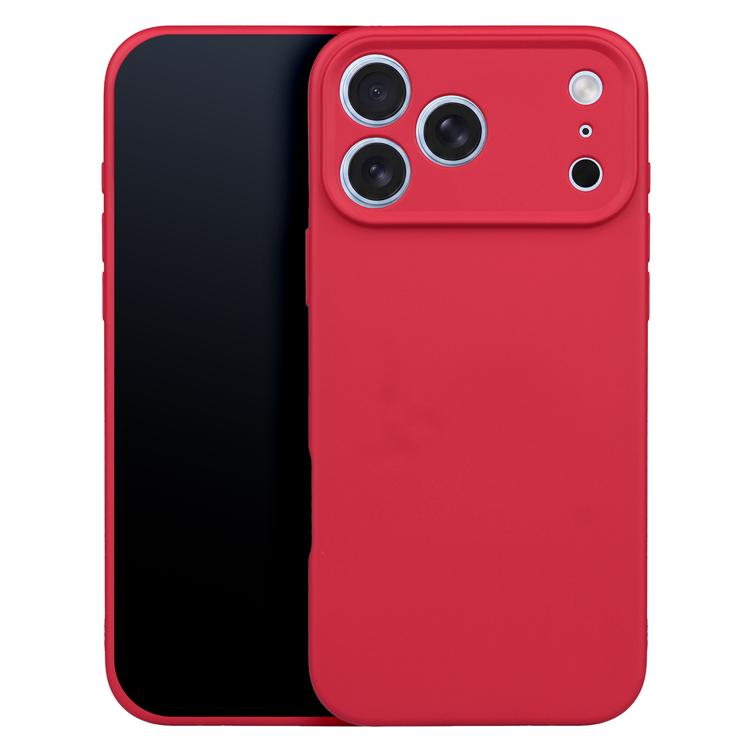 Silicon Box skal för iPhone 17 Pro / iPhone 18 Pro röd