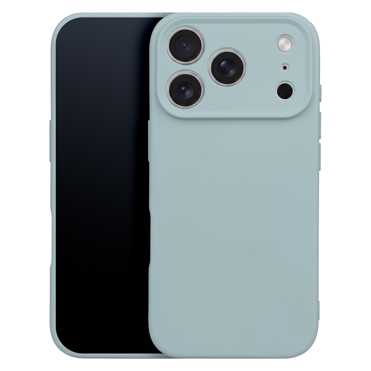 Silicon skal för iPhone 17 Pro Max / 18 Pro Max silver
