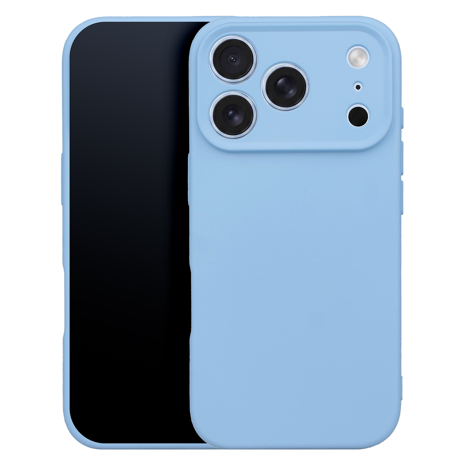 Silicon skal för iPhone 17 Pro / 18 Pro sky blå
