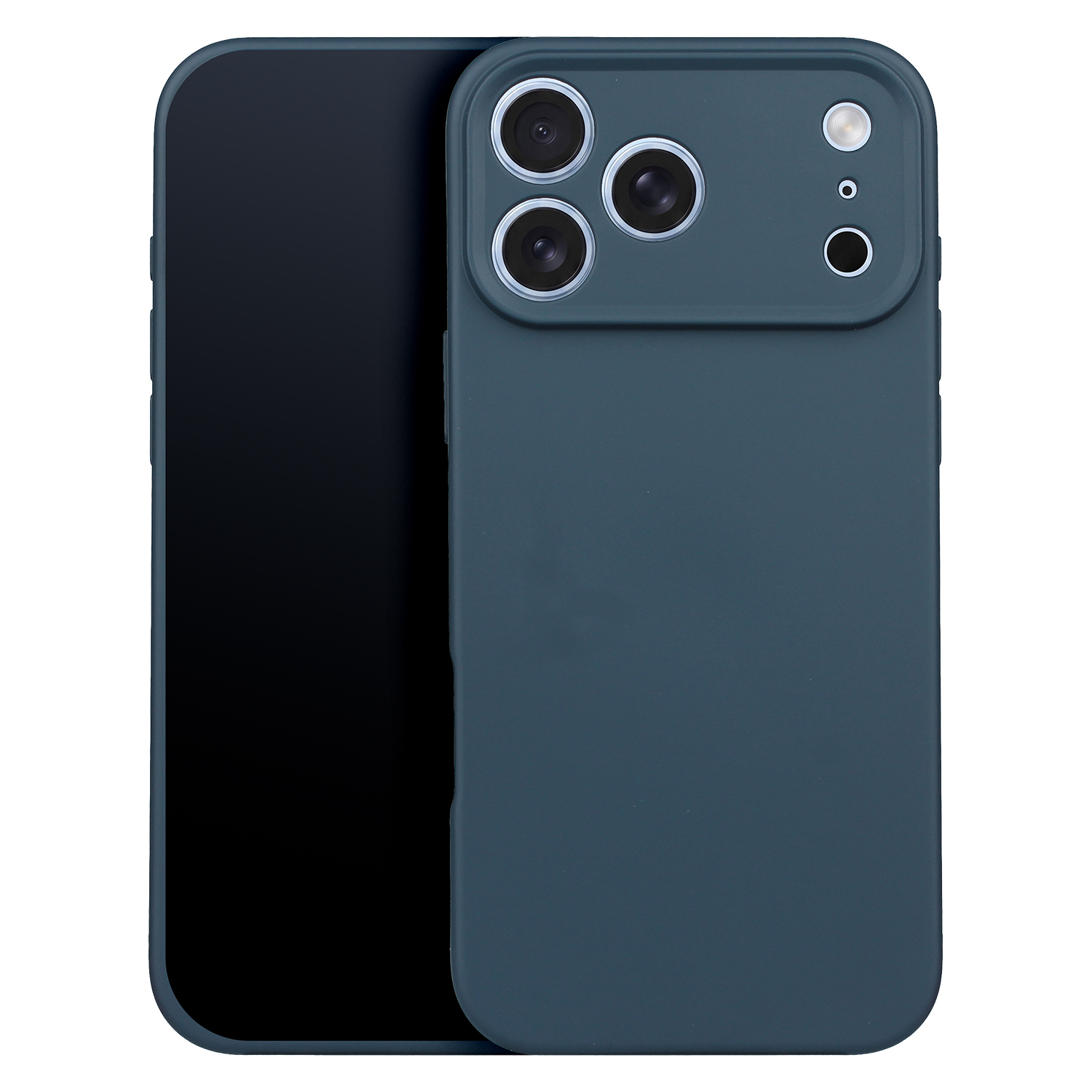 Silicon Box skal för iPhone 17 Pro Max / 18 Pro Max mörkblå