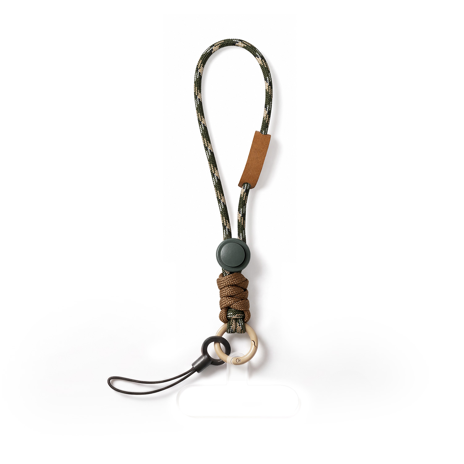 Etteri short wrist strap för phones grön