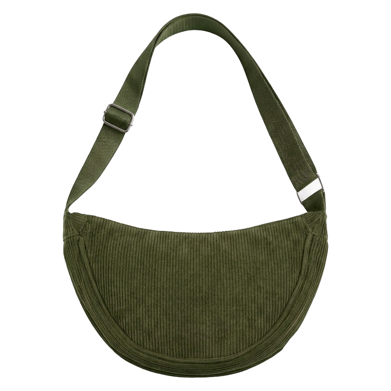 Universal corduroy Moon Bag grön