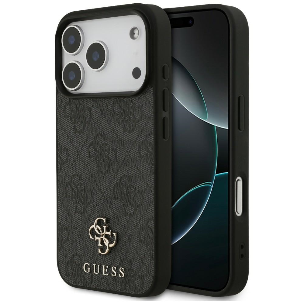 Guess 4G Small Classic Logo MagSafe fodral för Iphone 18 Pro / 17 Pro svart