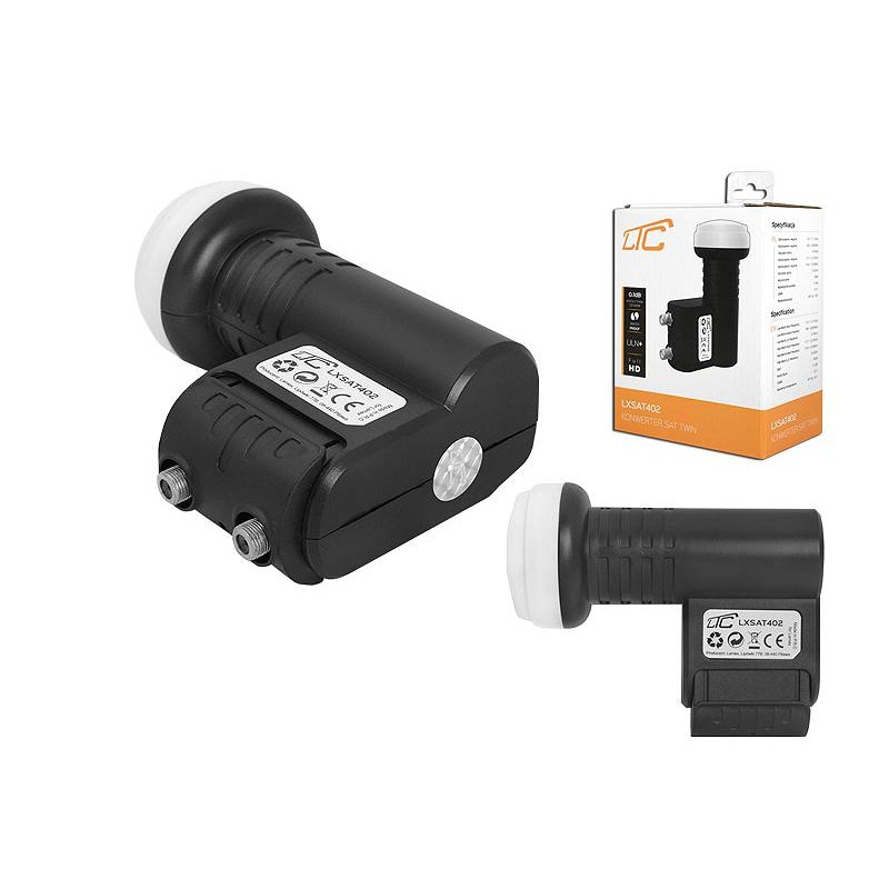 Converter SAT TWIN LTC svart