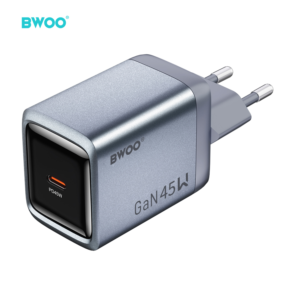 BWOO BO-CDA238 wall laddare 1xUSB-C 3A PD 45W grå with PPS