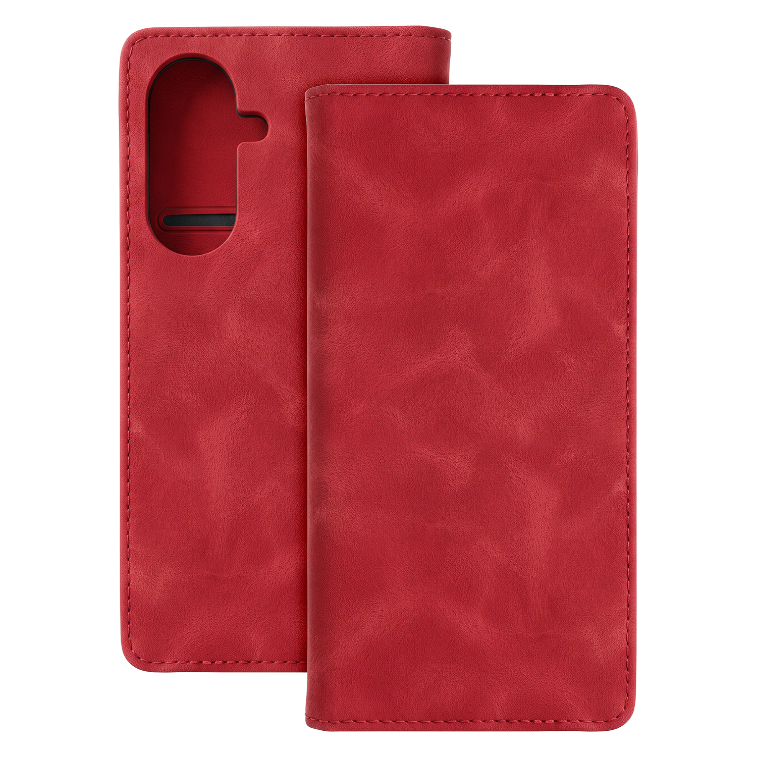 Smart Suede fodral för Samsung Galaxy A27 5G röd