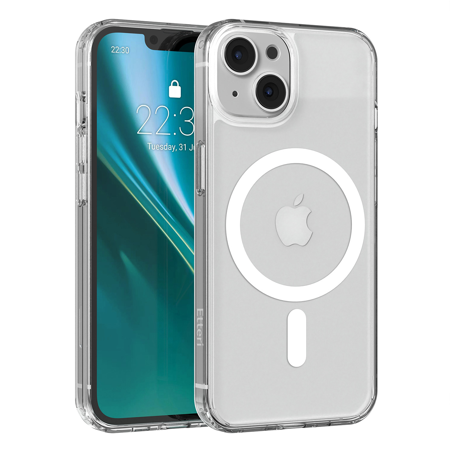 Etteri Ultimate Mag skal för iPhone 15 transparent