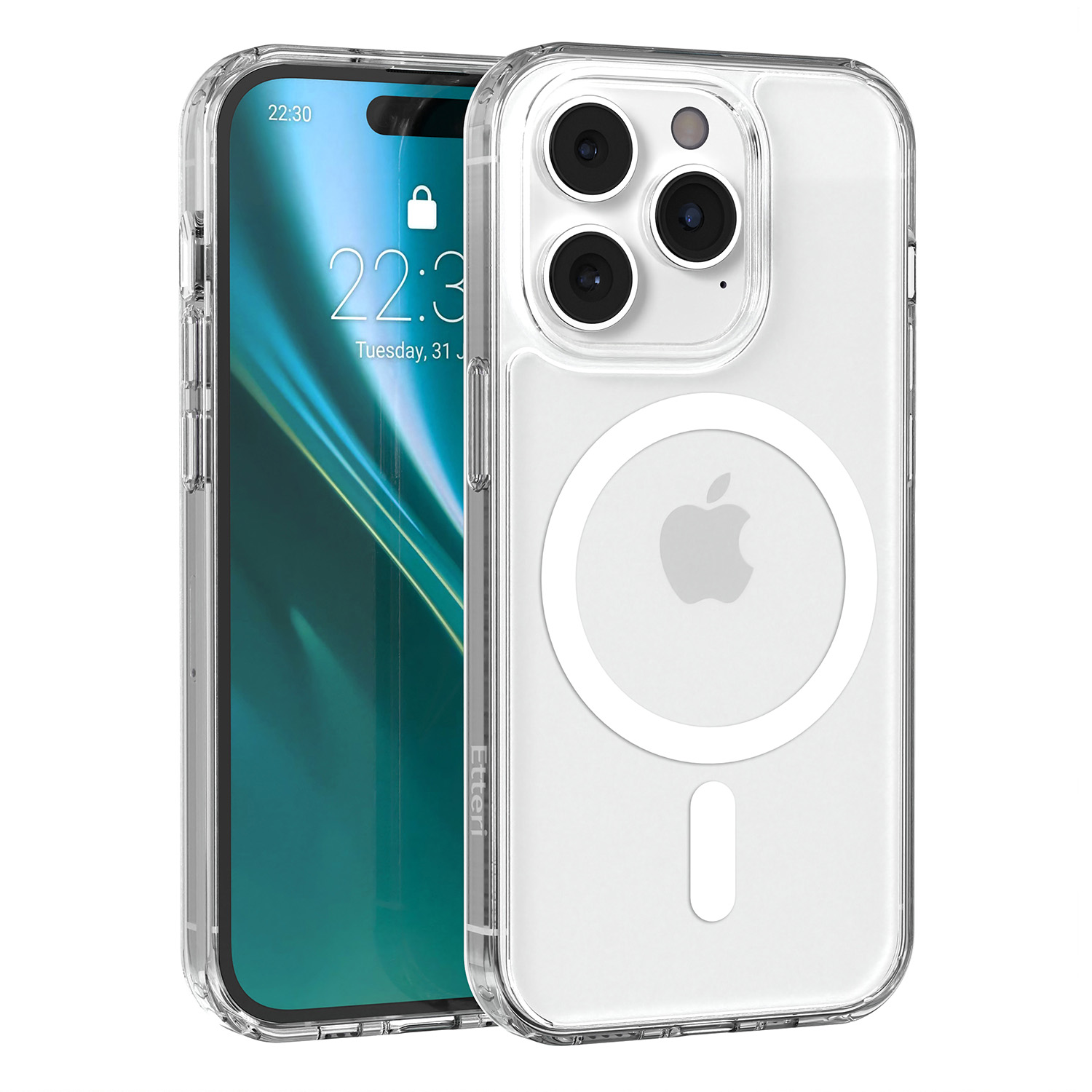 Etteri Ultimate Mag skal för iPhone 16 Pro Max transparent