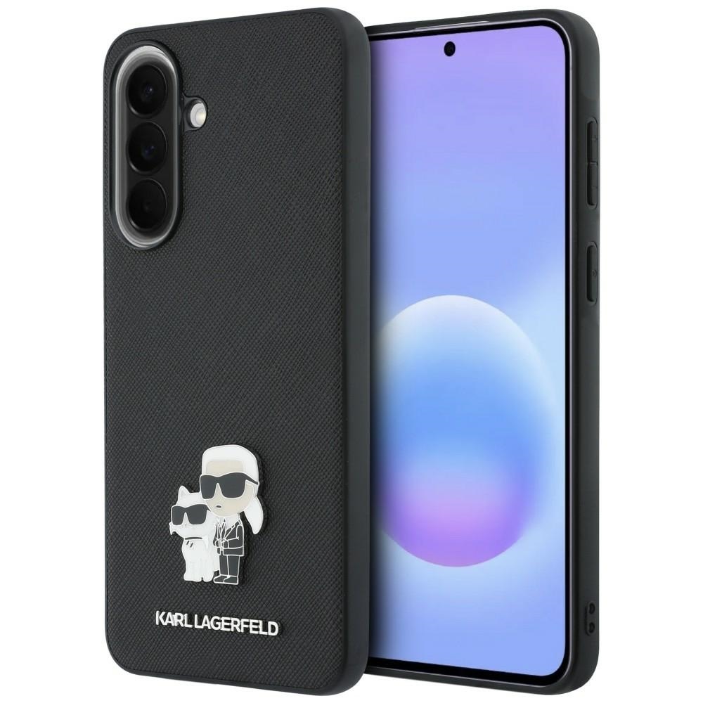Karl Lagerfeld HC SAFFIANO W / K&C Metal logo fodral för Samsung Galaxy A57 svart