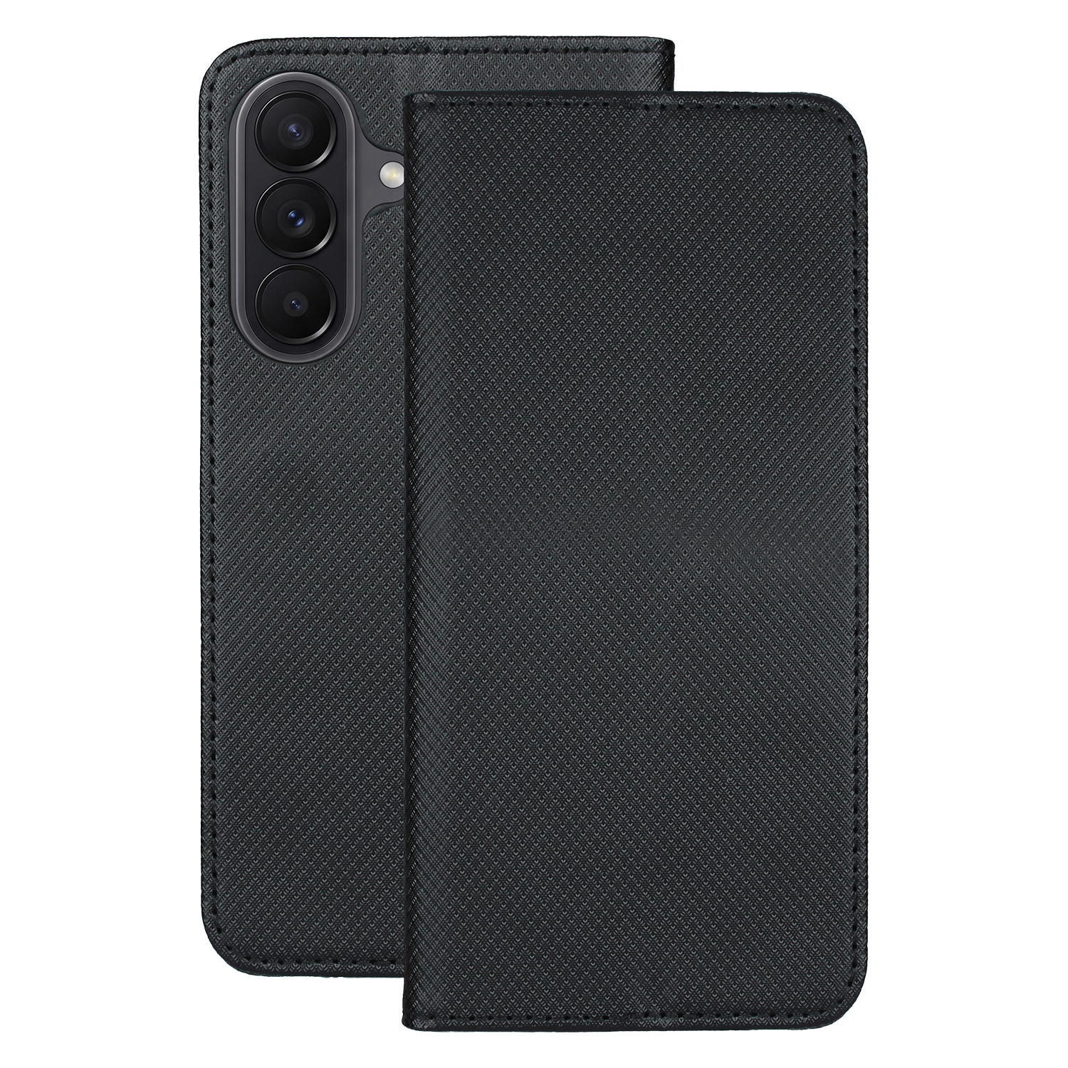 Smart Magnet fodral för Samsung Galaxy A17 4G / A17 5G / A26 5G / A18 5G svart