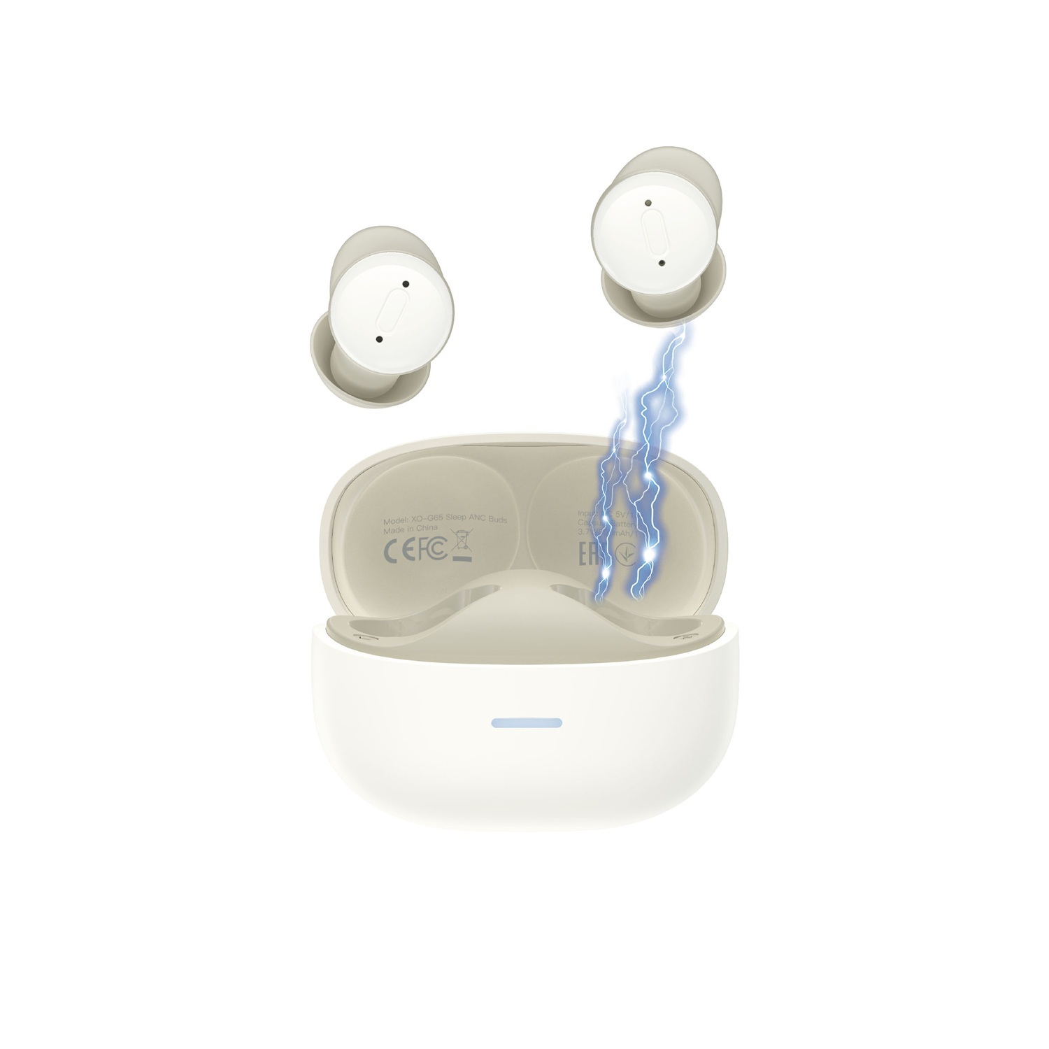 XO Bluetooth hörlurar G65 TWS vit