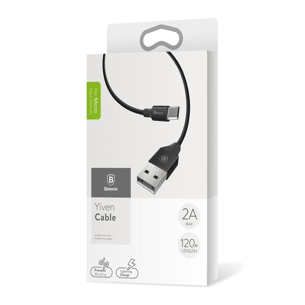 Baseus cable Yiven USB – microUSB 1,5 m 2A black