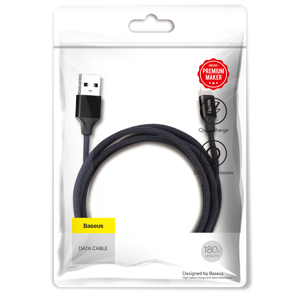 Baseus cable Yiven USB – Lightning 1,8 m 2A black