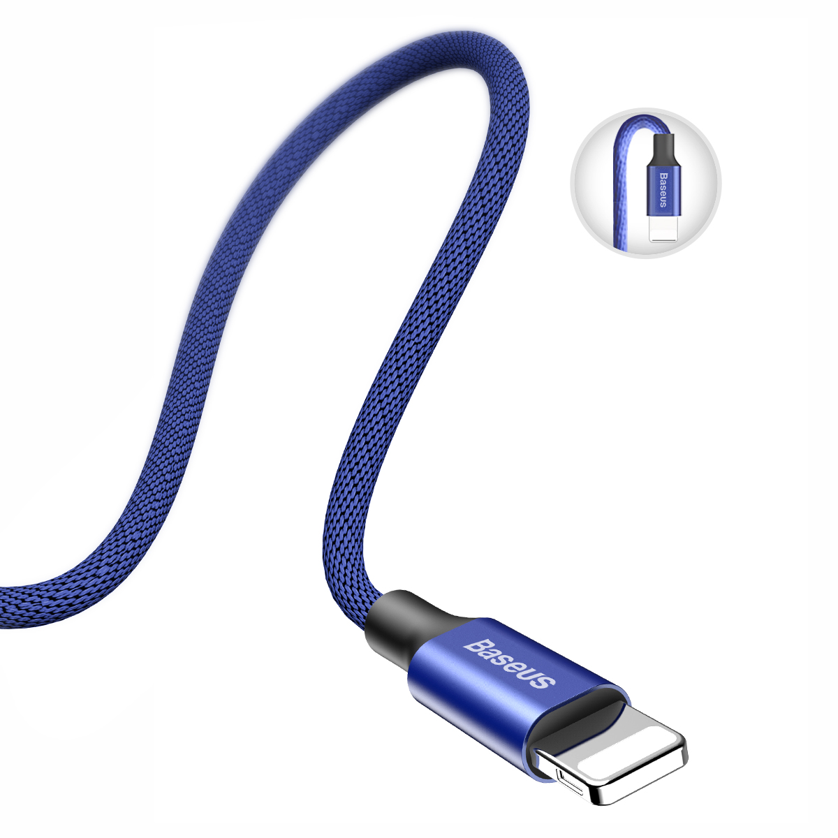 Baseus cable Yiven USB – Lightning 1,2 m 2A navy blue