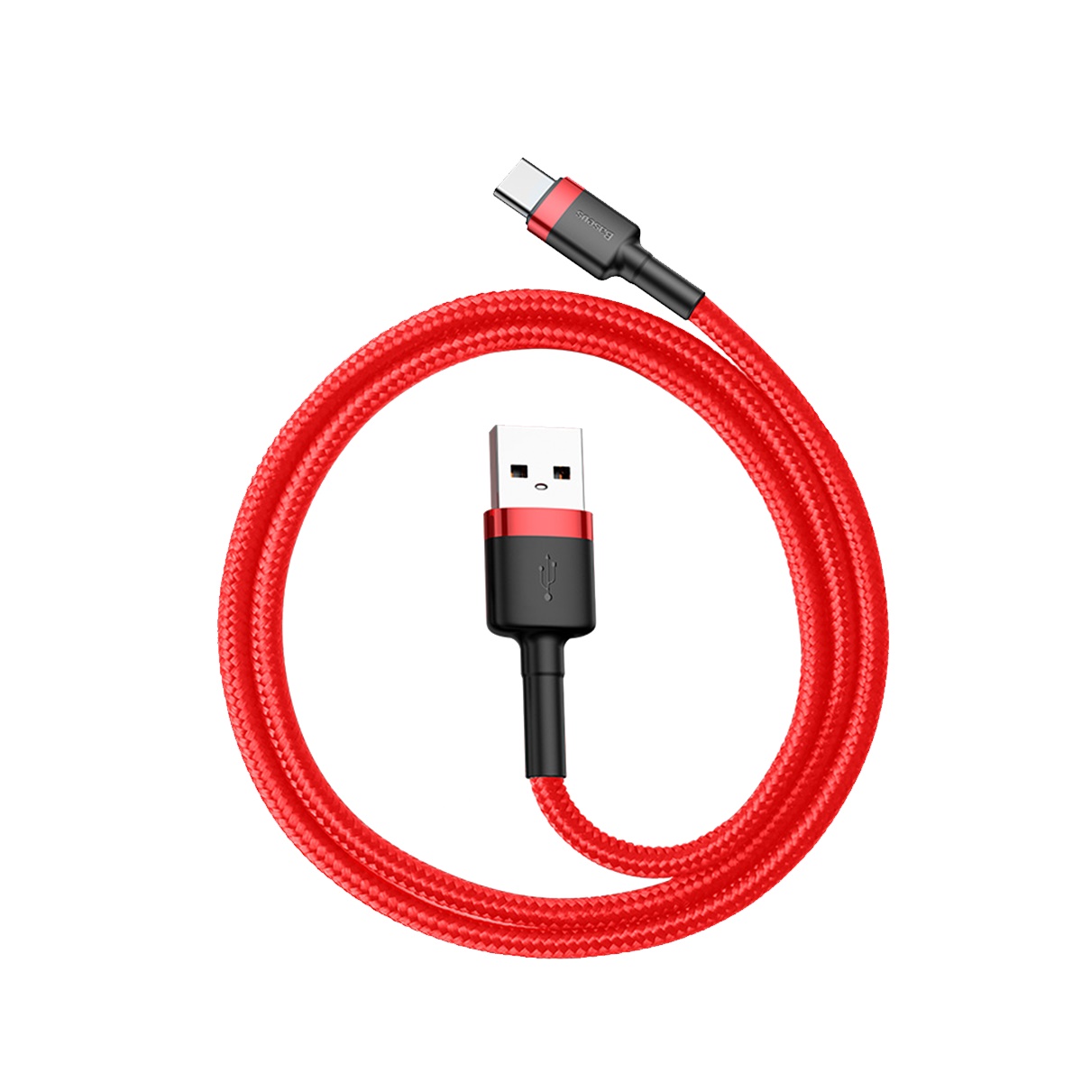 Baseus cable Cafule USB – USB-C 0,5 m 3A red