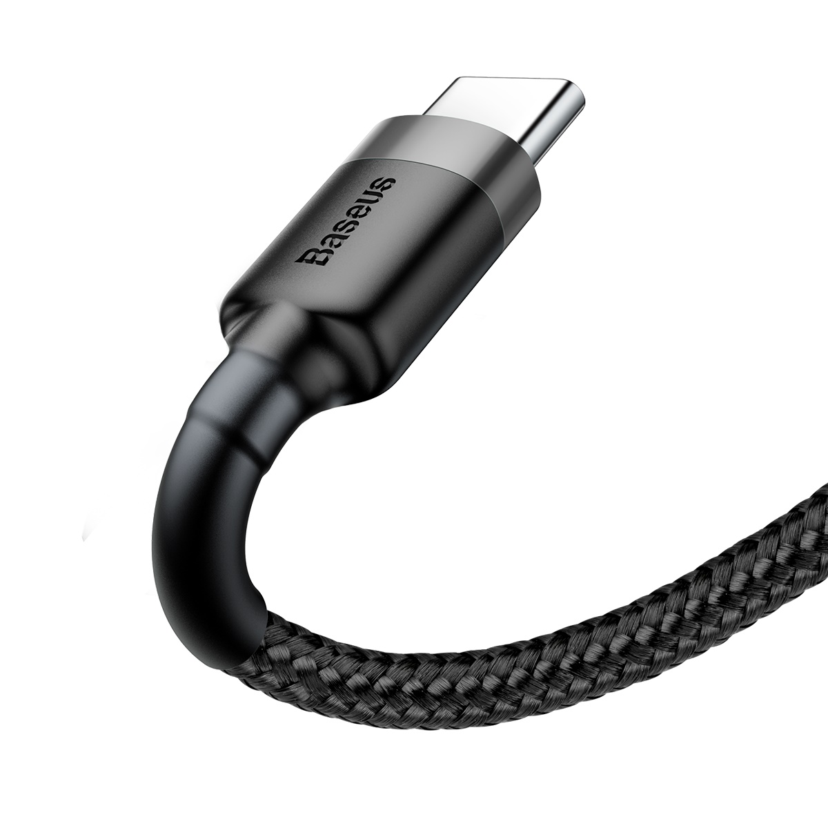 Baseus cable Cafule USB – USB-C 0,5 m 3A gray-black