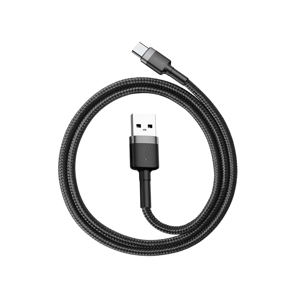 Baseus cable Cafule USB – USB-C 0,5 m 3A gray-black