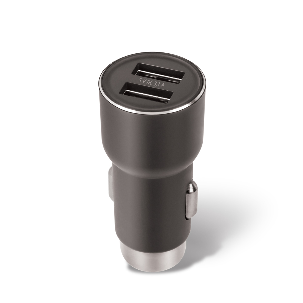 Forever CC-04 bil-laddare 2x USB 3.1A svart