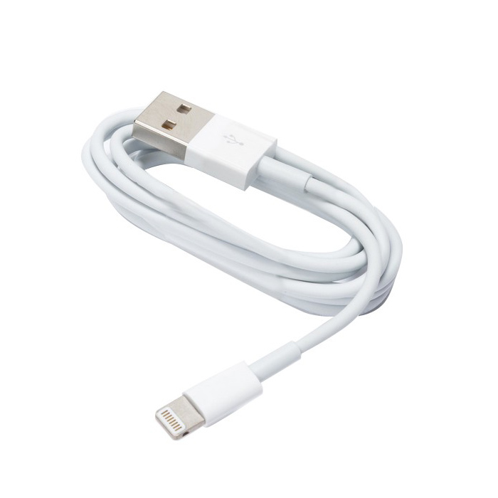 USB-kabel – Lightning 1,5 m 1A vit