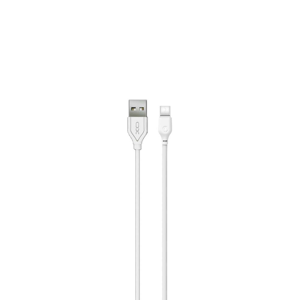 XO-kabel NB103 USB – USB-C 1,0 m 2,1A vit