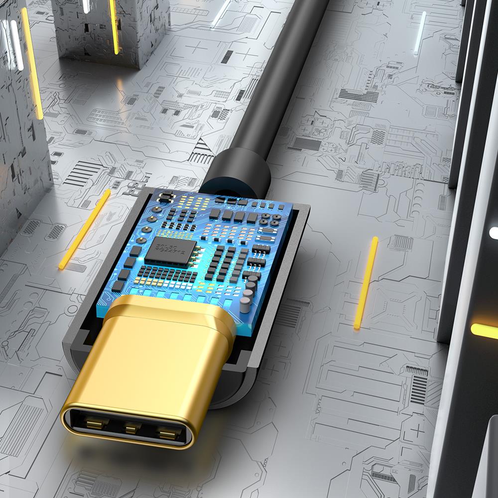 Baseus adapter L54 USB-C to jack 3,5 mm black