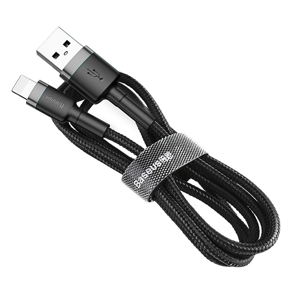 Baseus cable Cafule USB – Lightning 2,0 m 1,5A gray-black