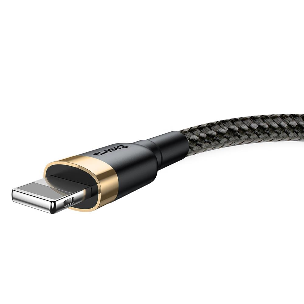 Baseus cable Cafule USB – Lightning 2,0 m 1,5A gold-black