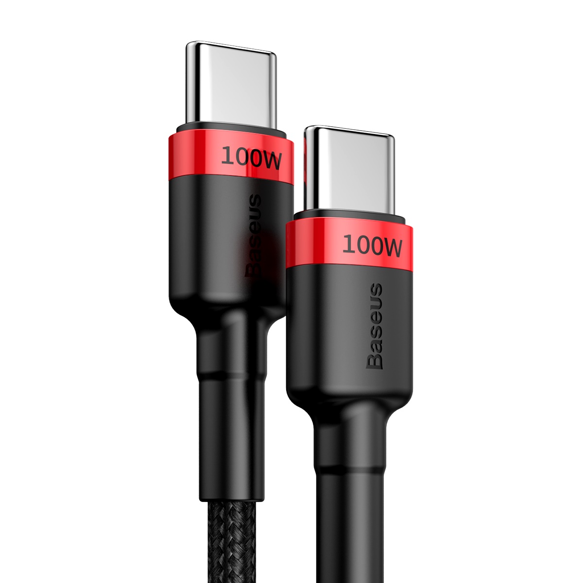 Baseus cable Cafule PD USB-C – USB-C 2,0 m 5A red-black 100W